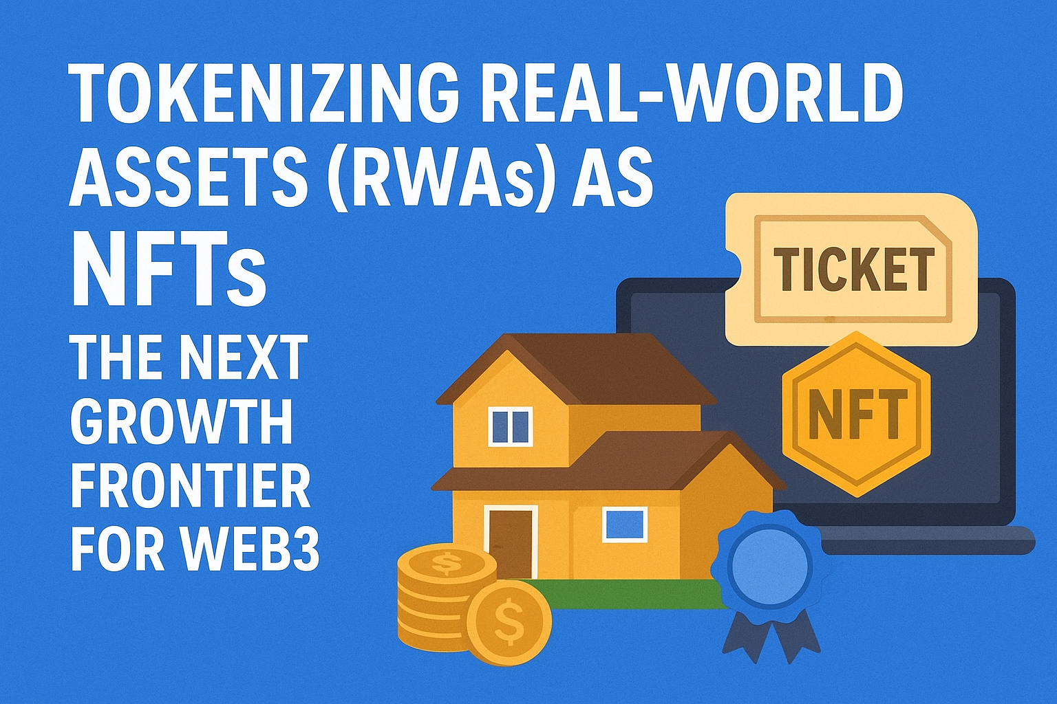 Image: 🏠 Tokenizing Real-World Assets: How NFTs Are Bridging the Physical and Digital Economies